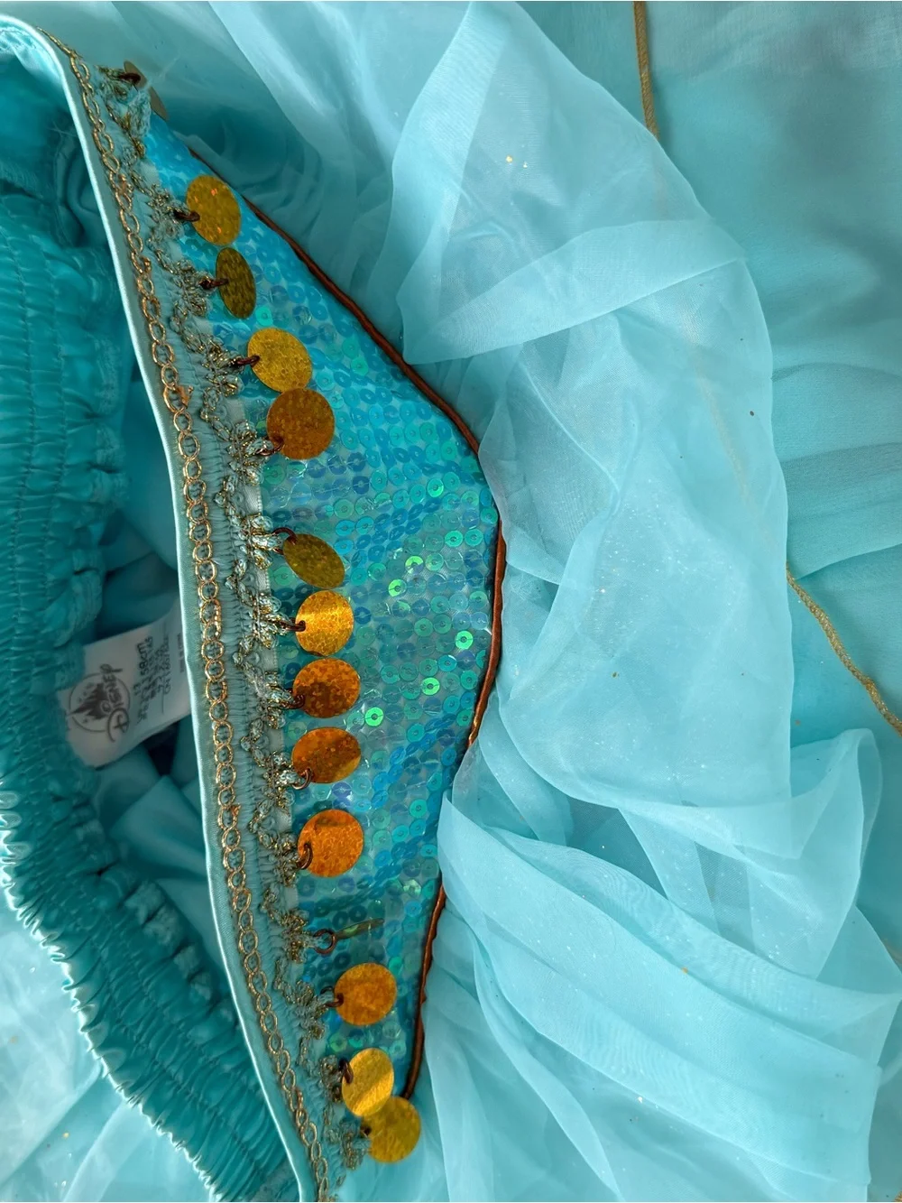 Disney Store Castle Collection Princess Jasmine Aladdin Kids Costume